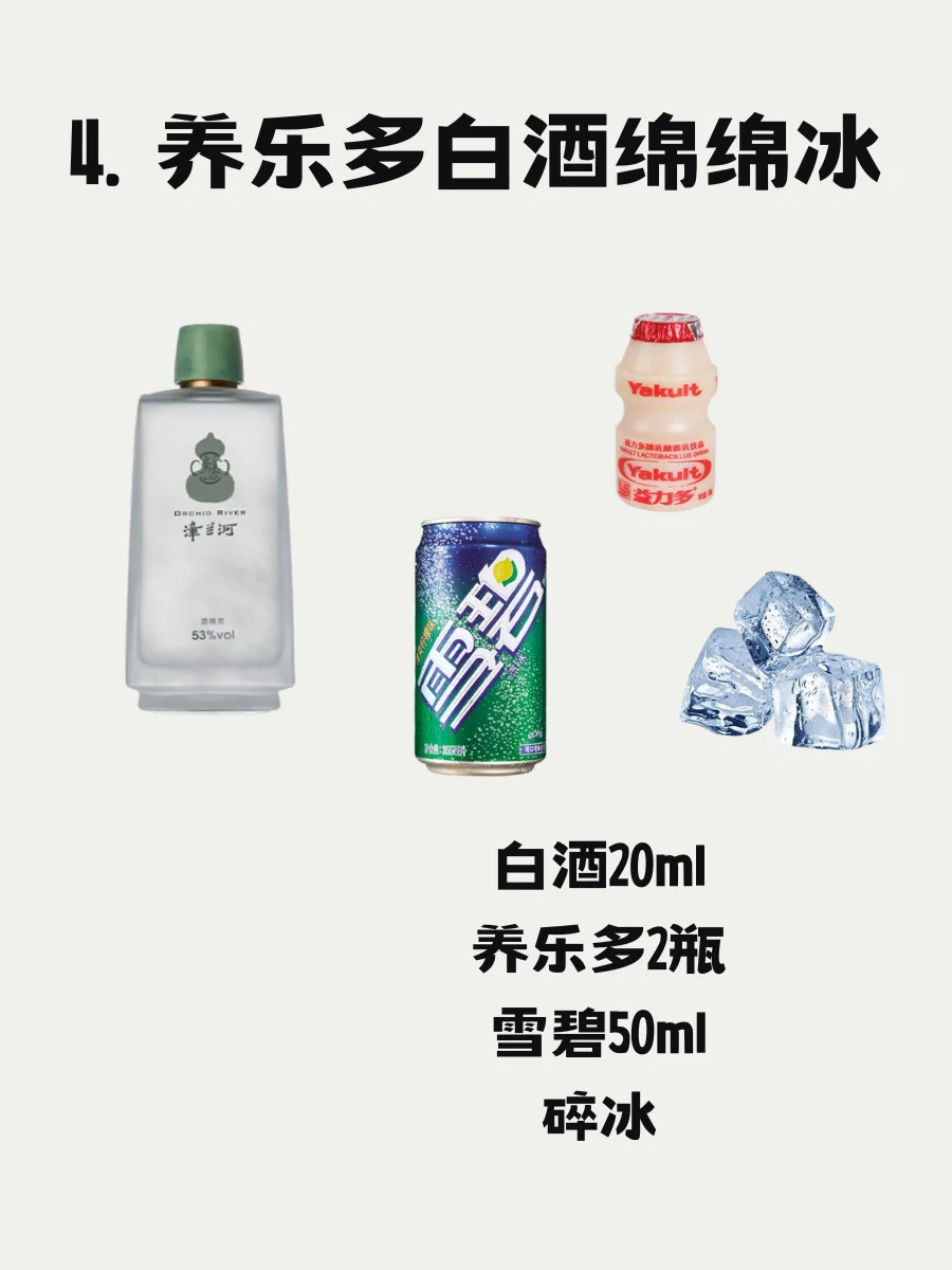便利店微醺｜ 9杯白酒调酒公式！仙女快乐水