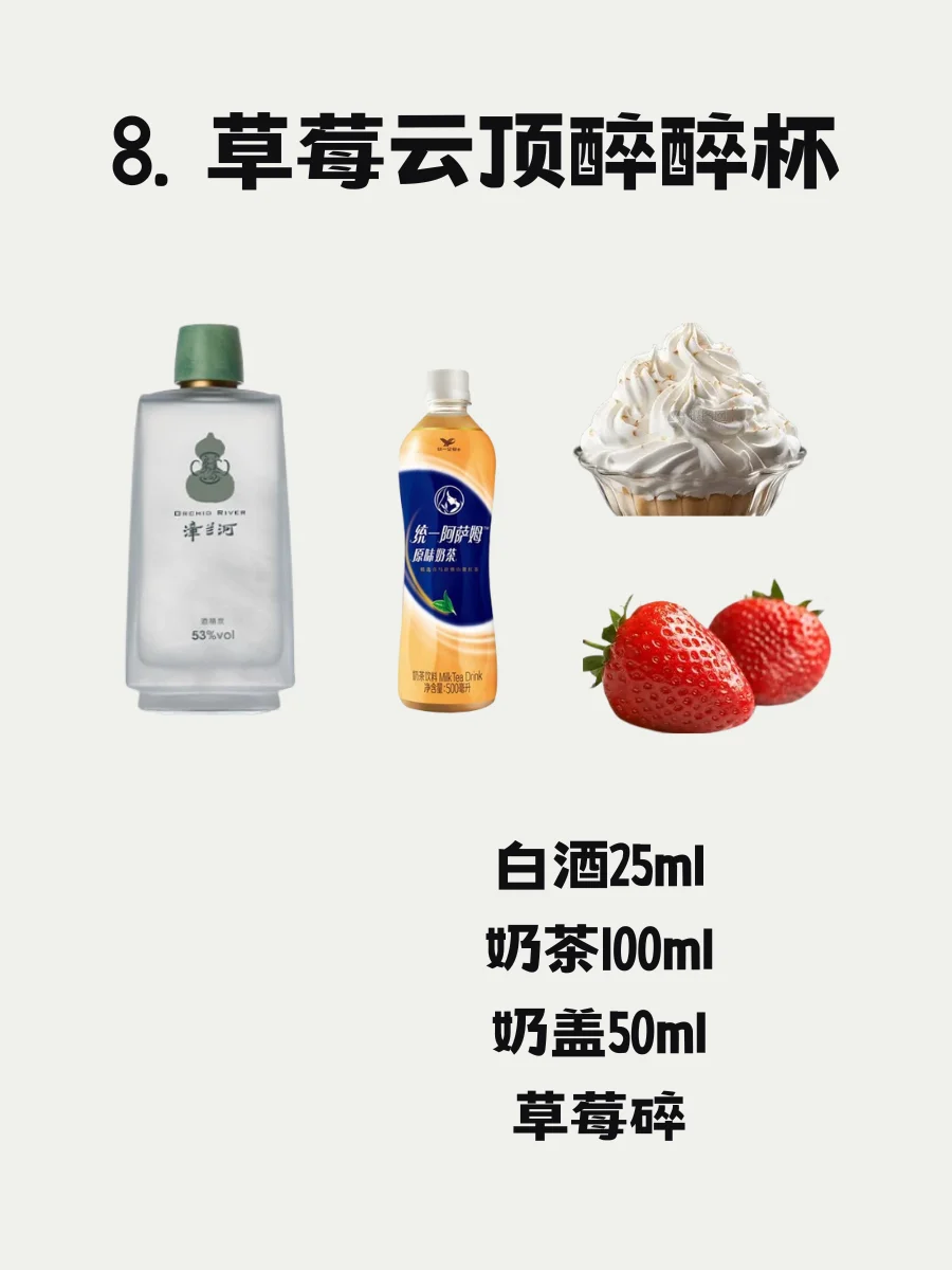 便利店微醺｜ 9杯白酒调酒公式！仙女快乐水