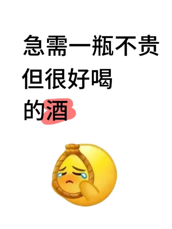 求！！有没有不贵但好喝的酒？