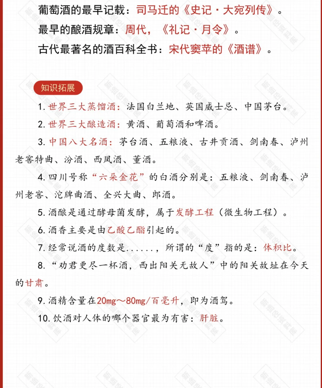 不可不知的酒文化~