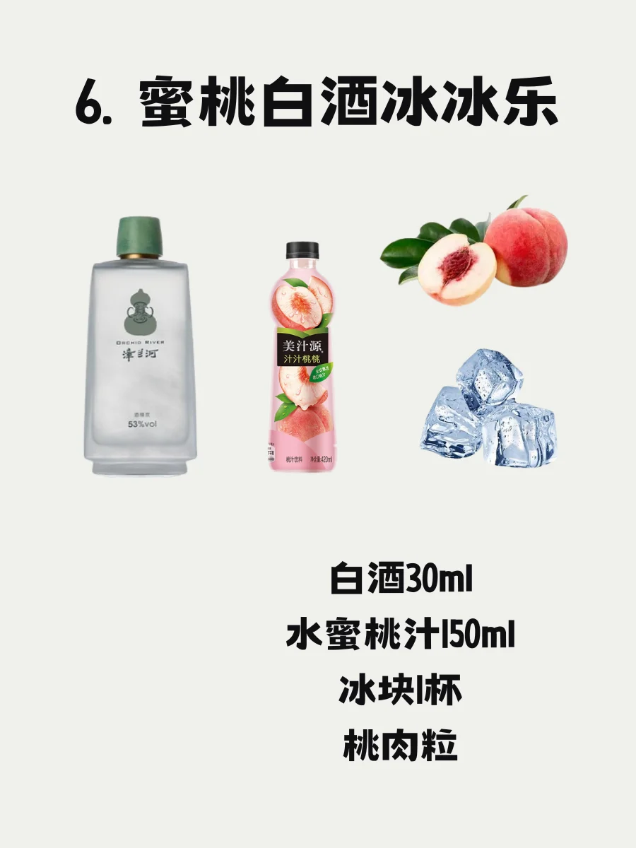 便利店微醺｜ 9杯白酒调酒公式！仙女快乐水