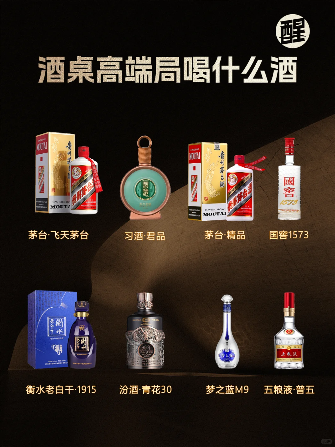 酒桌高端局都喝什么酒？