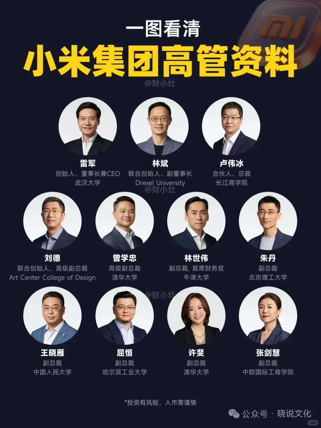 一图看清小米集团业务布局