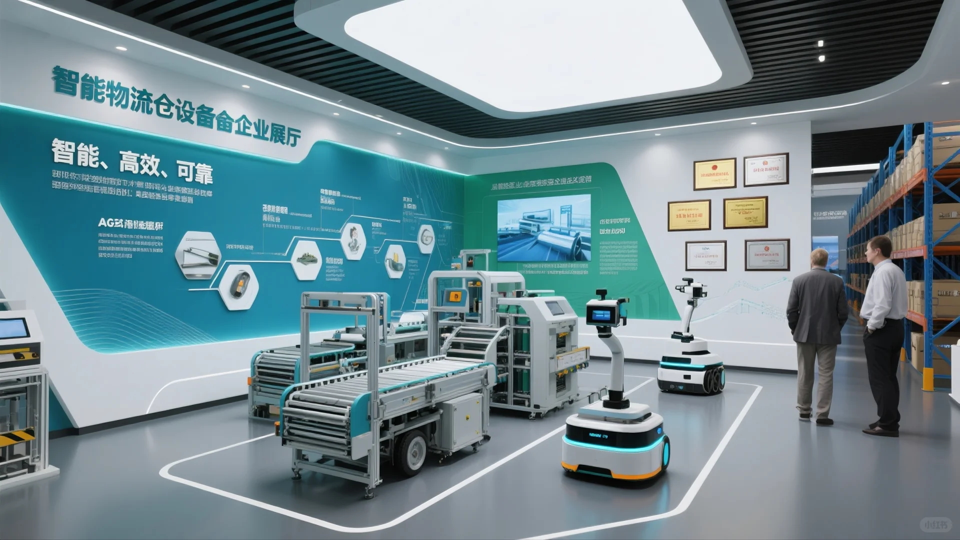 展厅设计案例|智能物流仓储设备企业