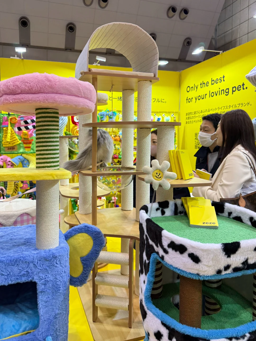 来「东京国际宠物展」和 zeze碰面吧??
