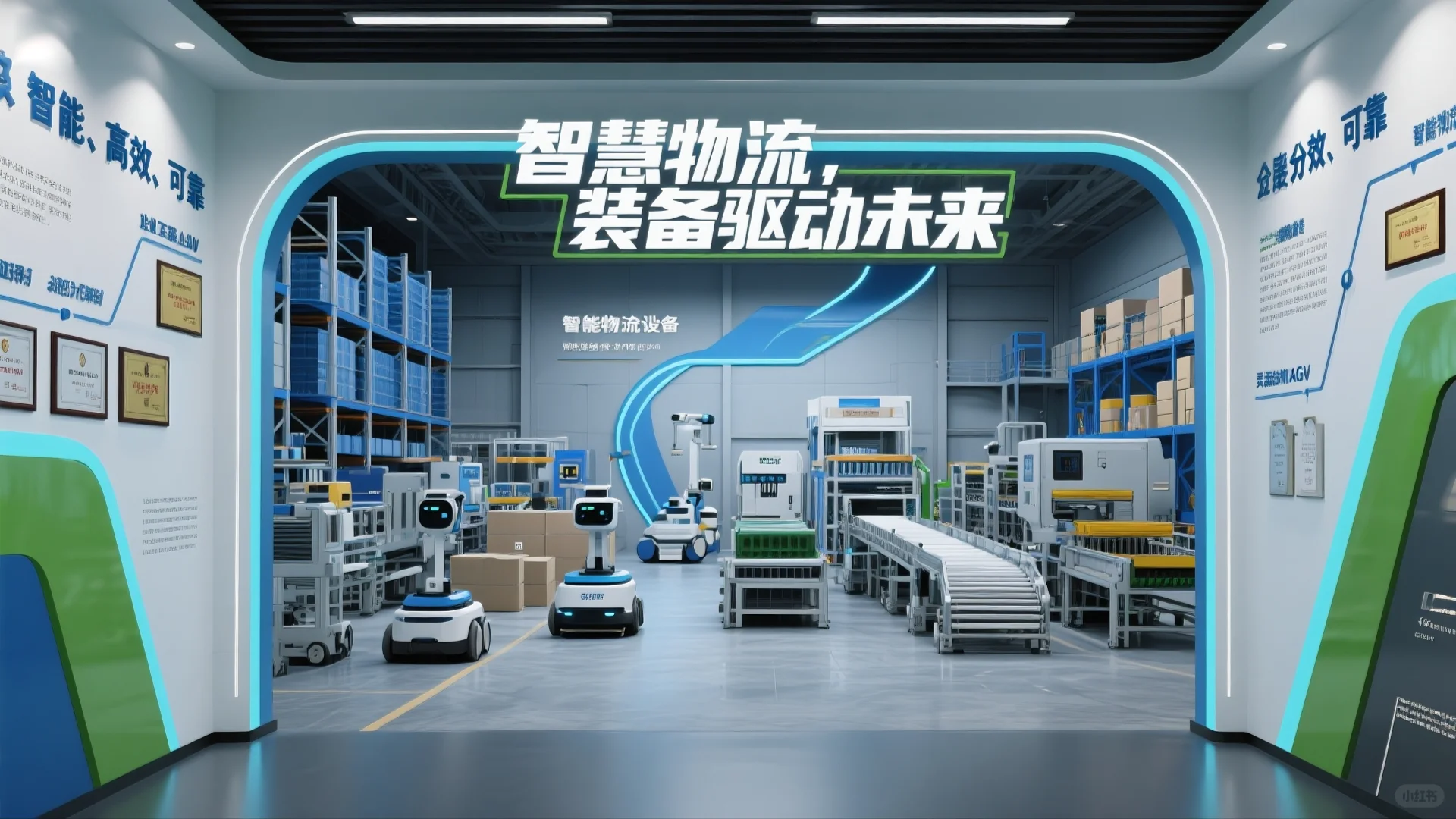 展厅设计案例|智能物流仓储设备企业