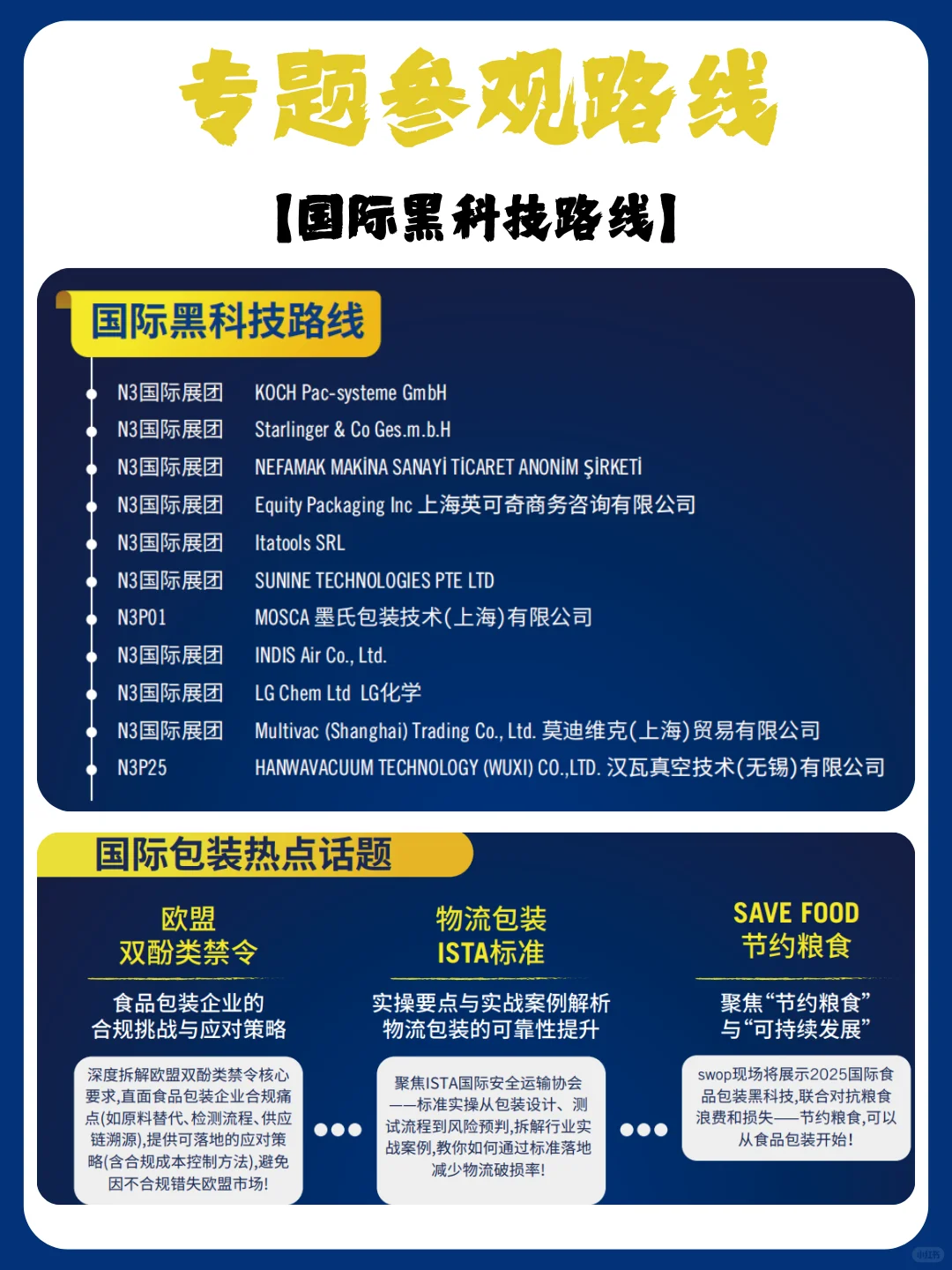 swop包装世界(上海)博览会参观路线大放送