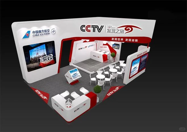 小型展台效果也可以不平庸，广交会展台设计
