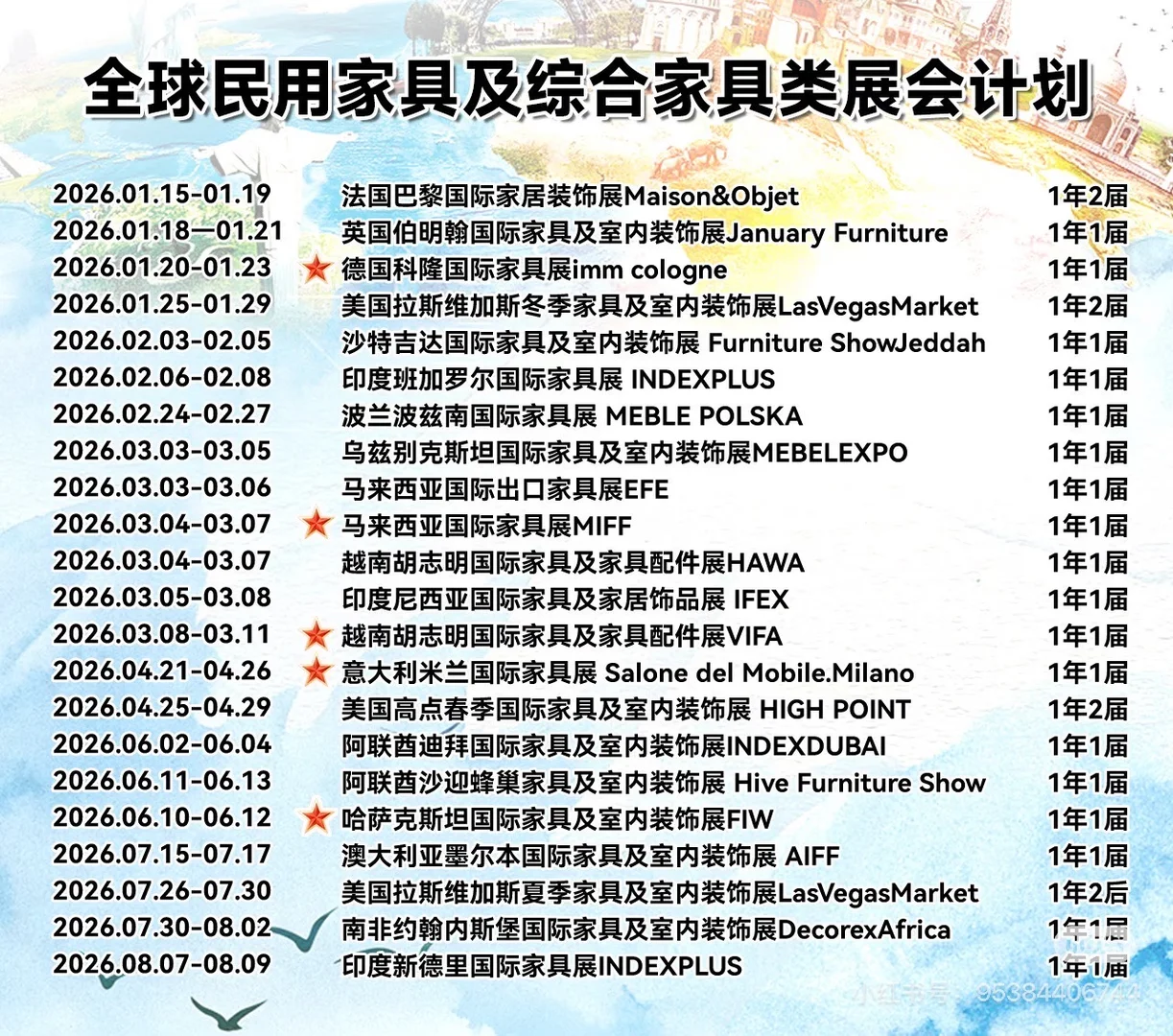 2026年海外家具展，进来看看！