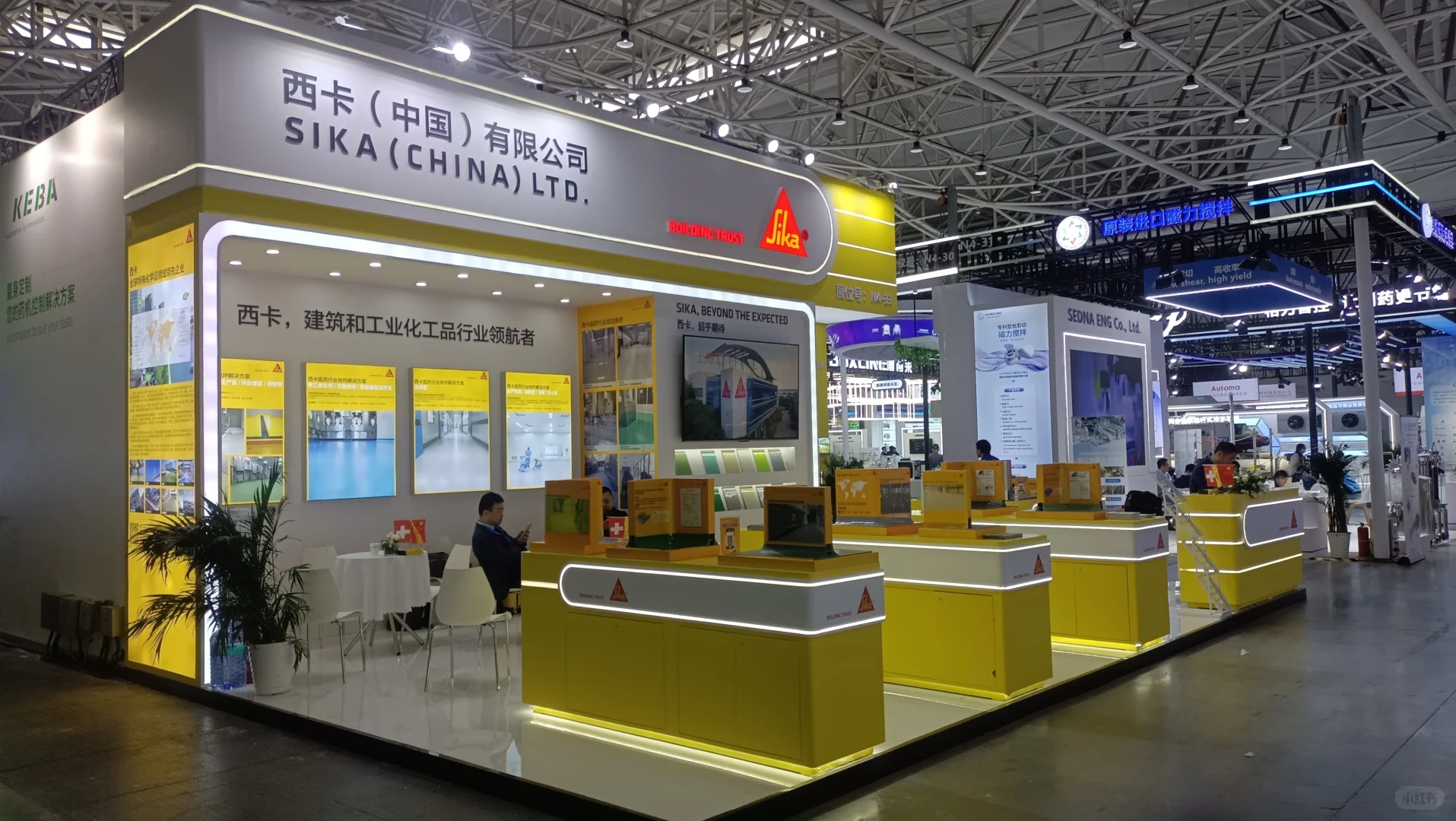 药机展纯木质展台搭建