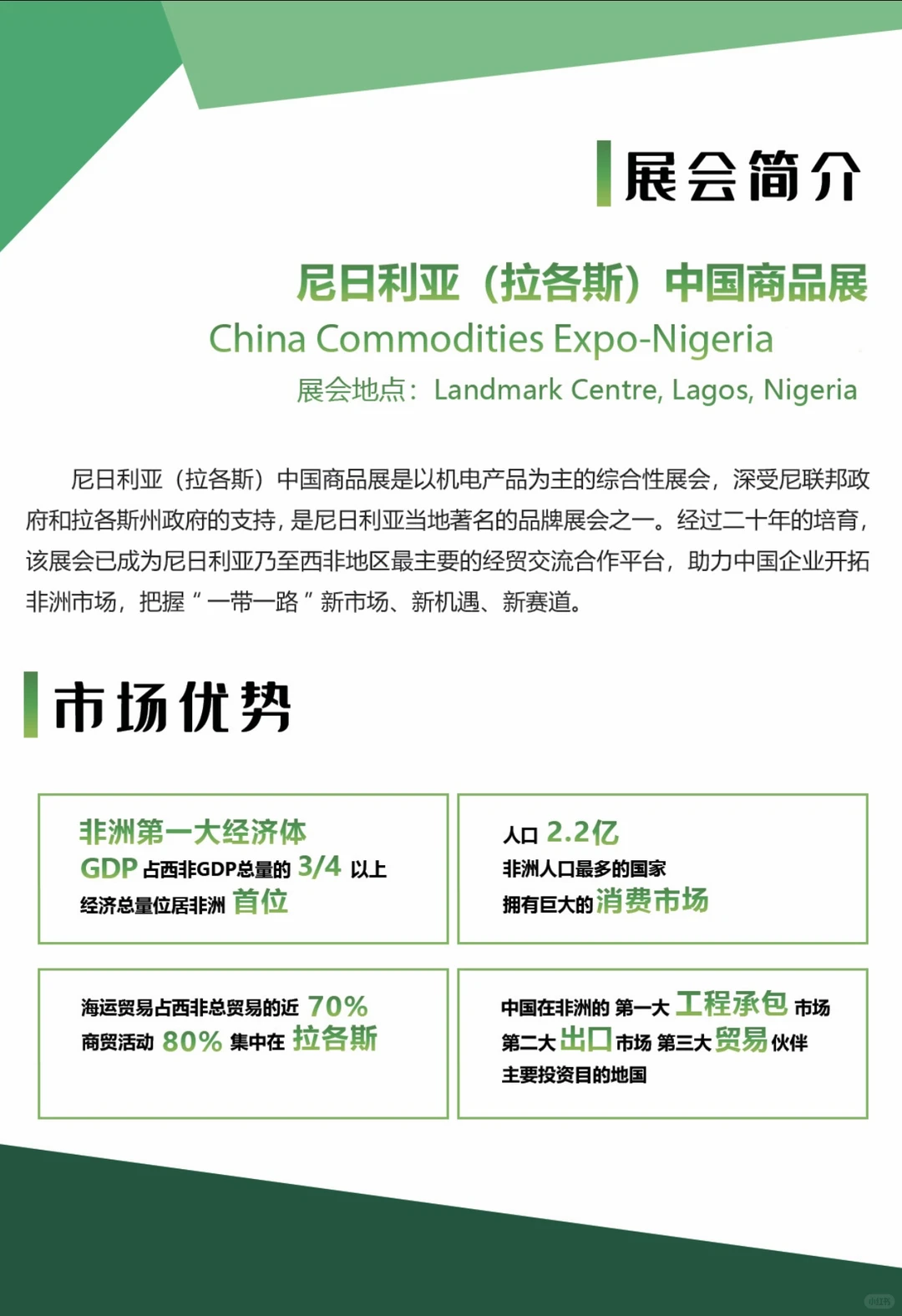 尼日利亚展会！速来！