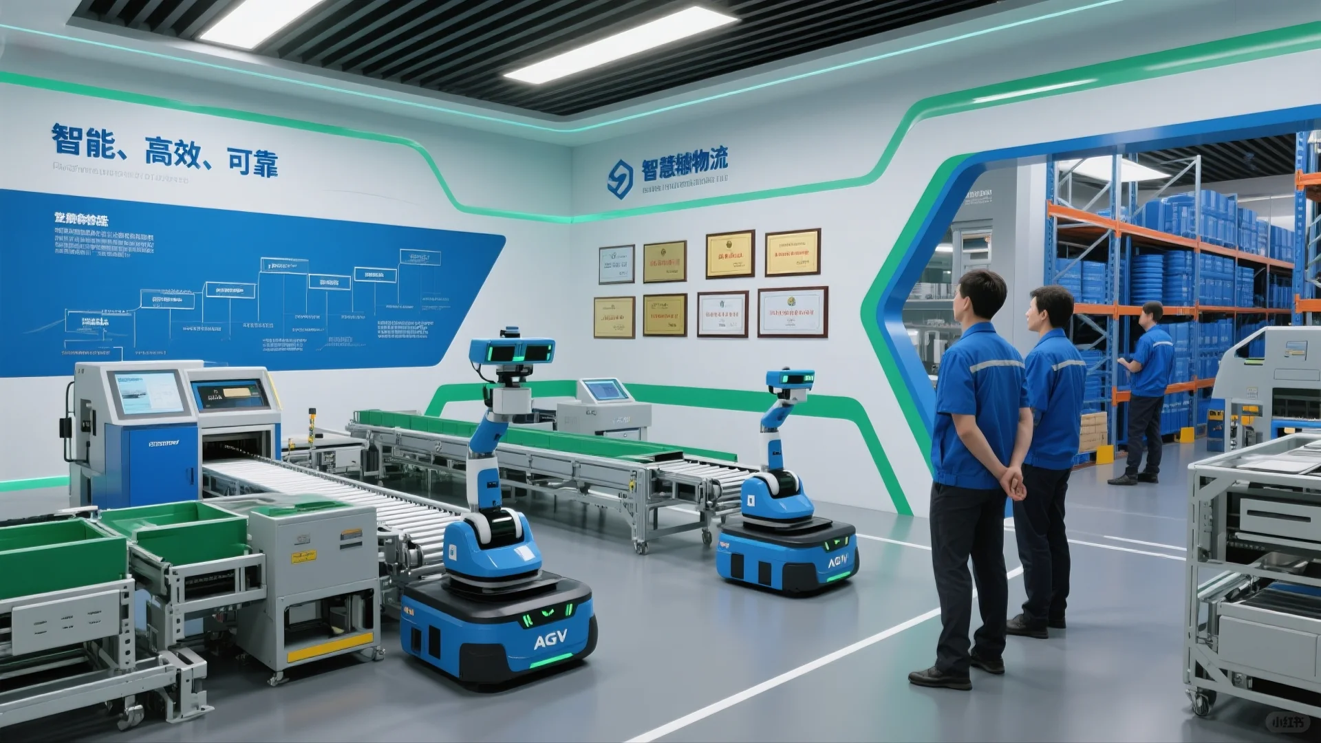 展厅设计案例|智能物流仓储设备企业