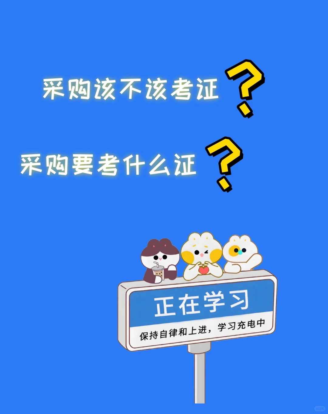 采购人该不该考证？采购要考什么证？