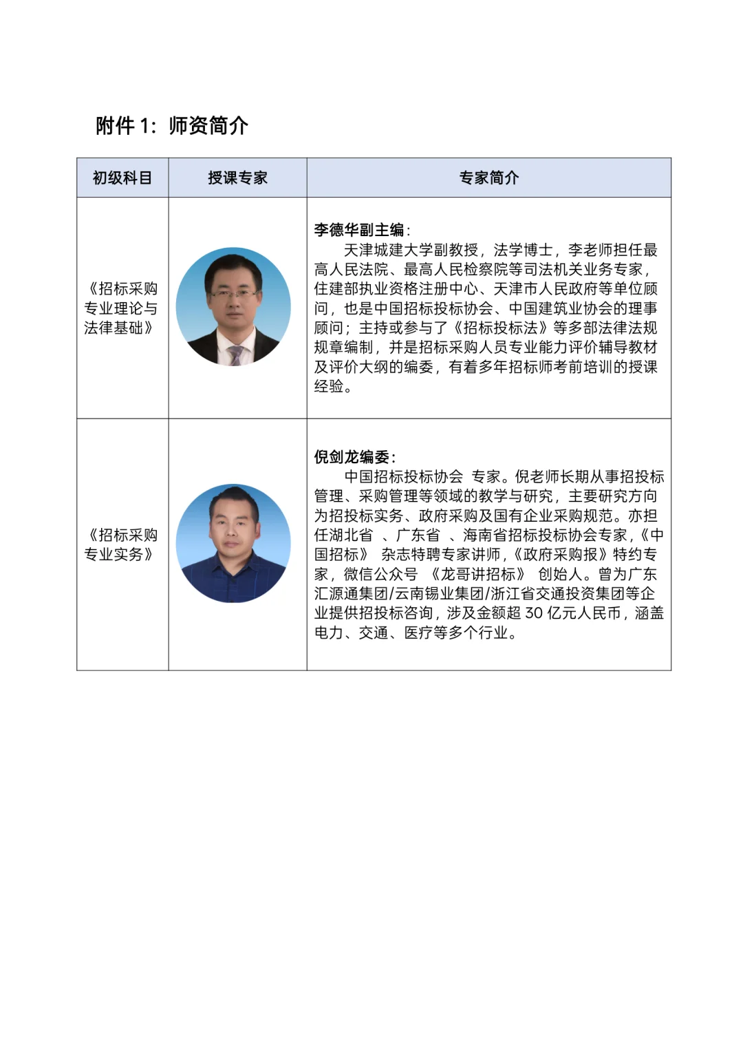 招标采购人员专业能力评价（初级/中级）