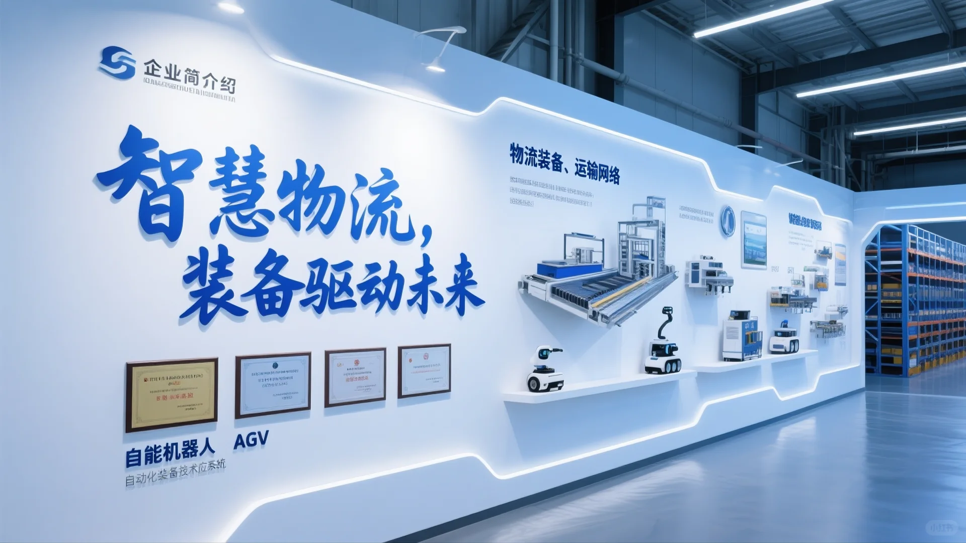 展厅设计案例|智能物流仓储设备企业