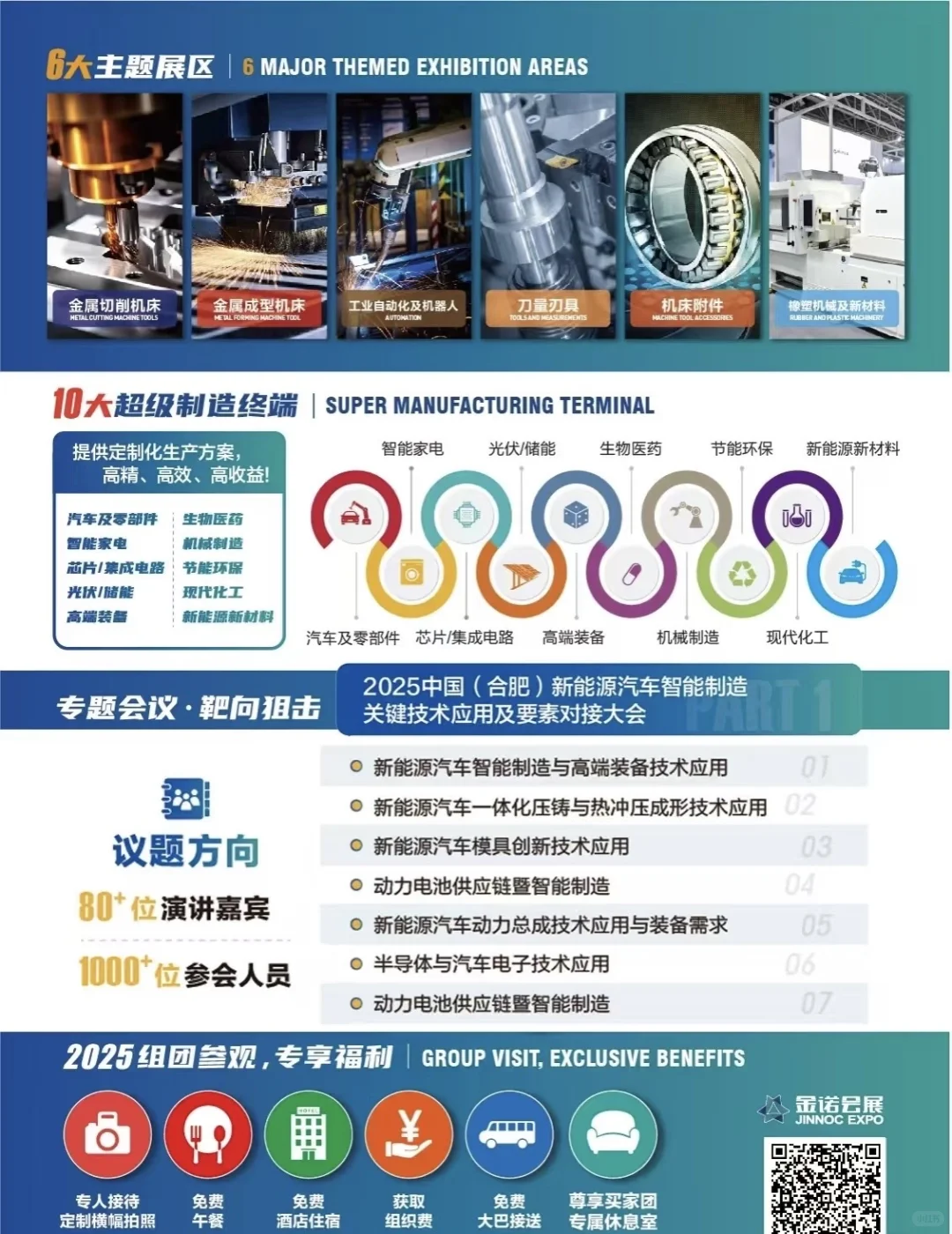 金诺合肥滨湖会展中心!第3届国际机床展!