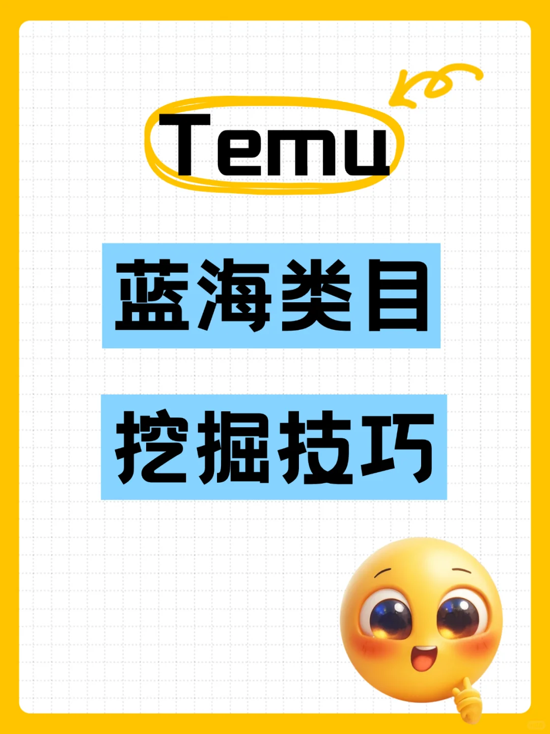 Temu新手必看的蓝海类目选品攻略?