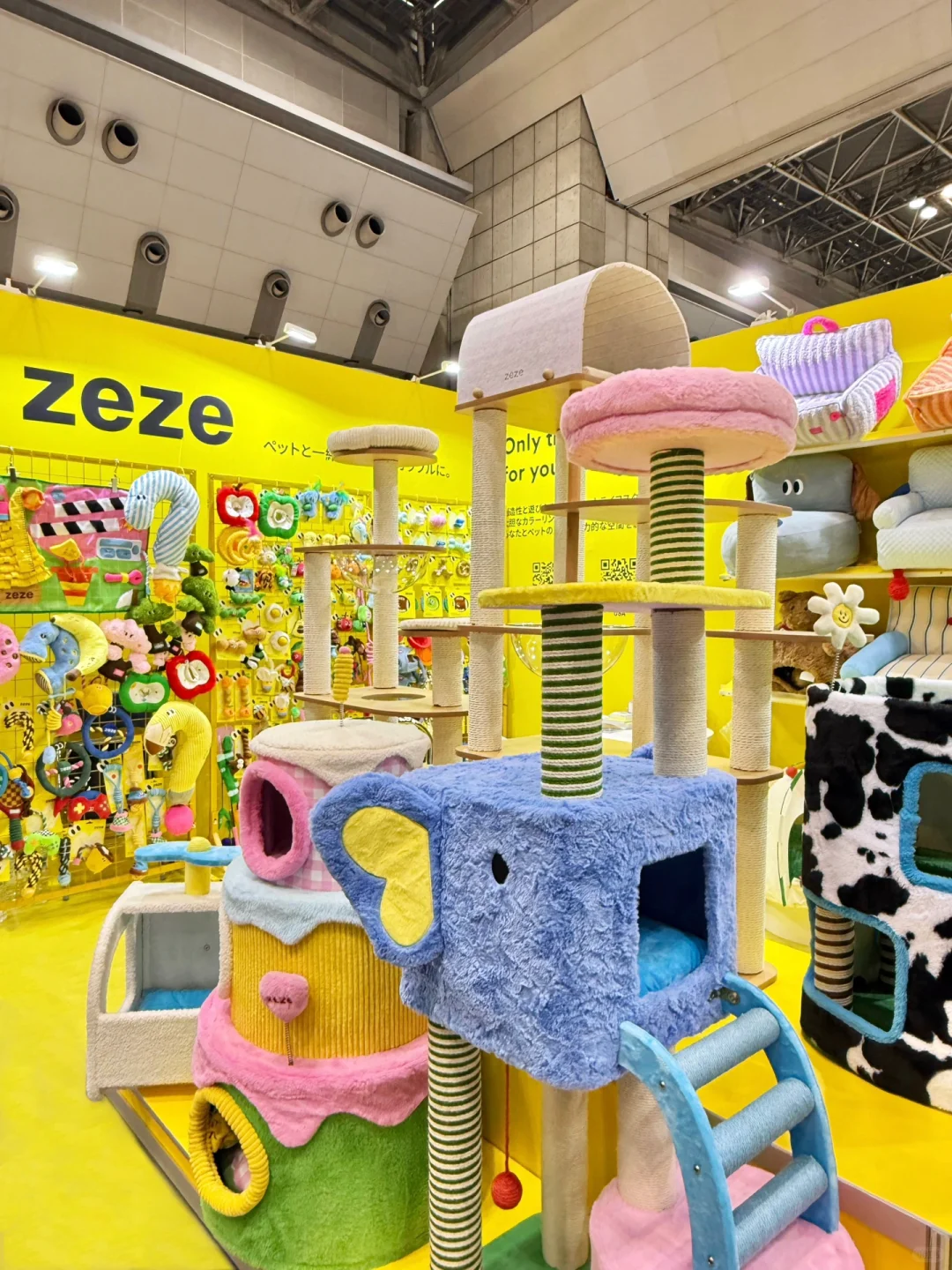 来「东京国际宠物展」和 zeze碰面吧??