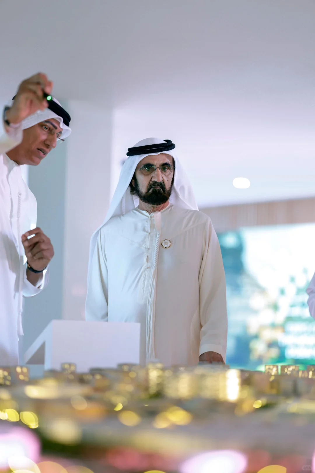 迪拜酋长拉希德殿下对迪拜世博城的规划