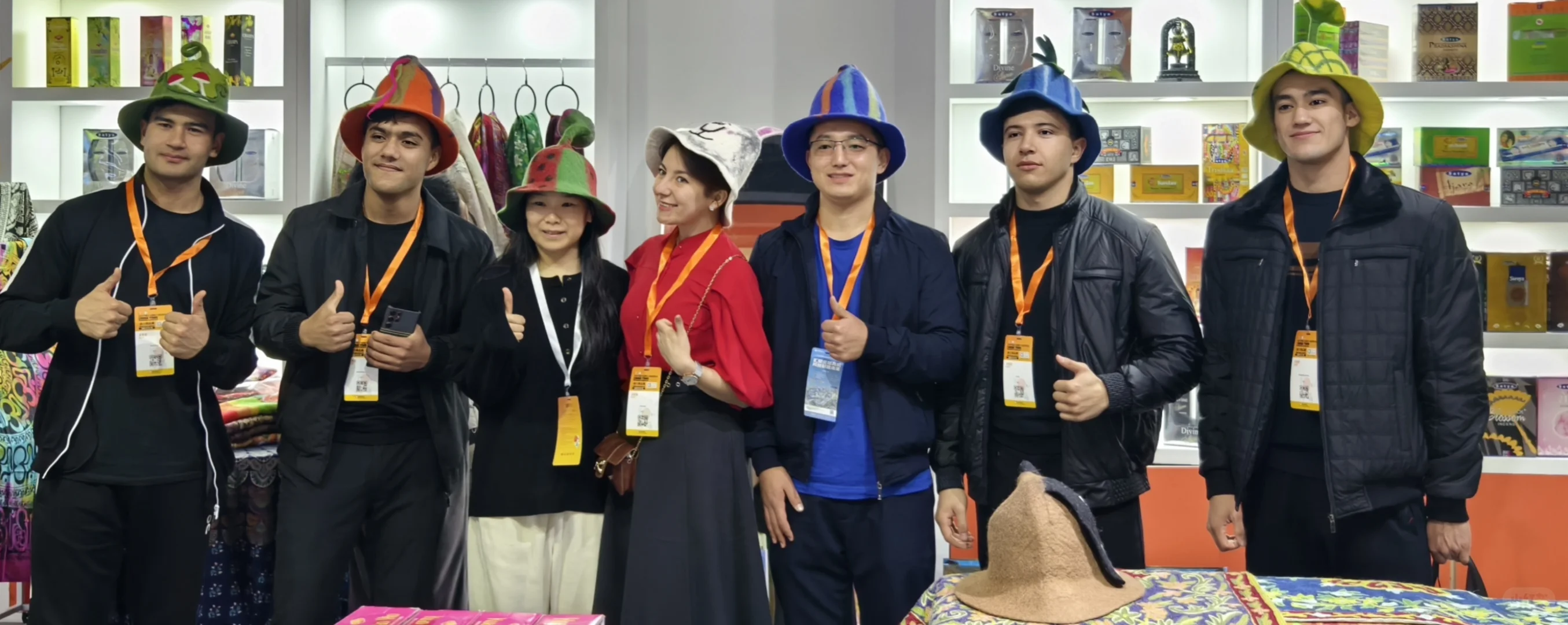 进博会尼泊尔火爆的手作羊毛毡