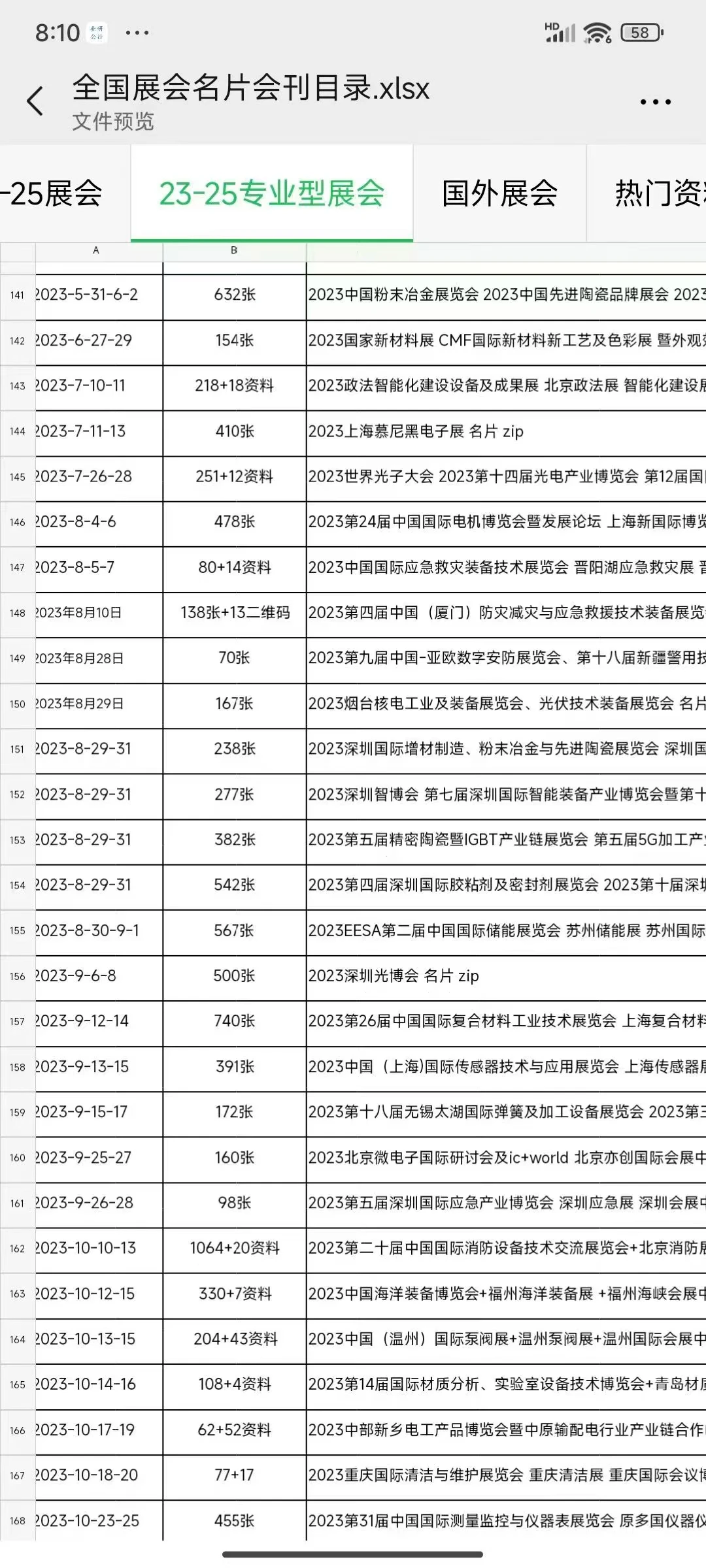 全国展会名录 助力精准开发客户