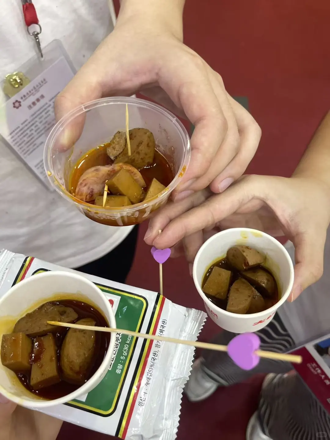 我在广交会吃撑了....