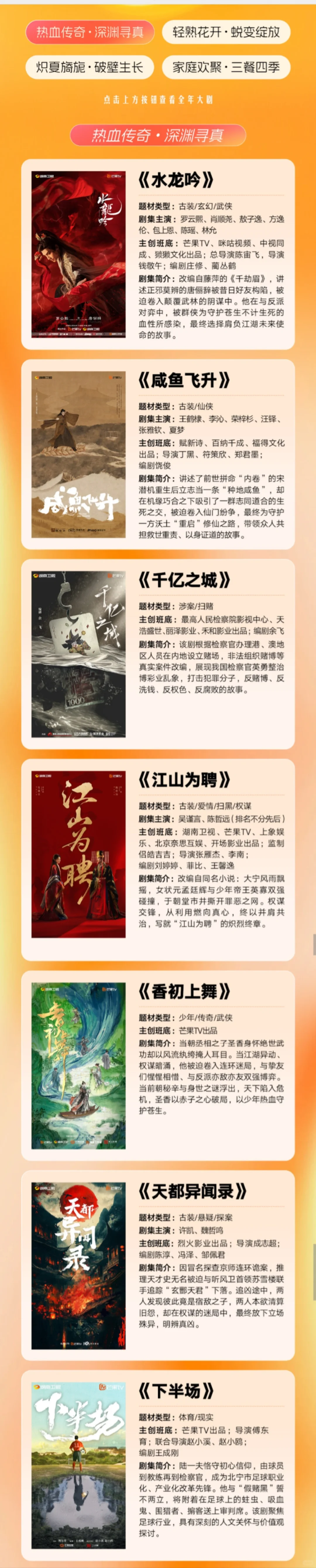 2025芒果秋季招商大会核心资源