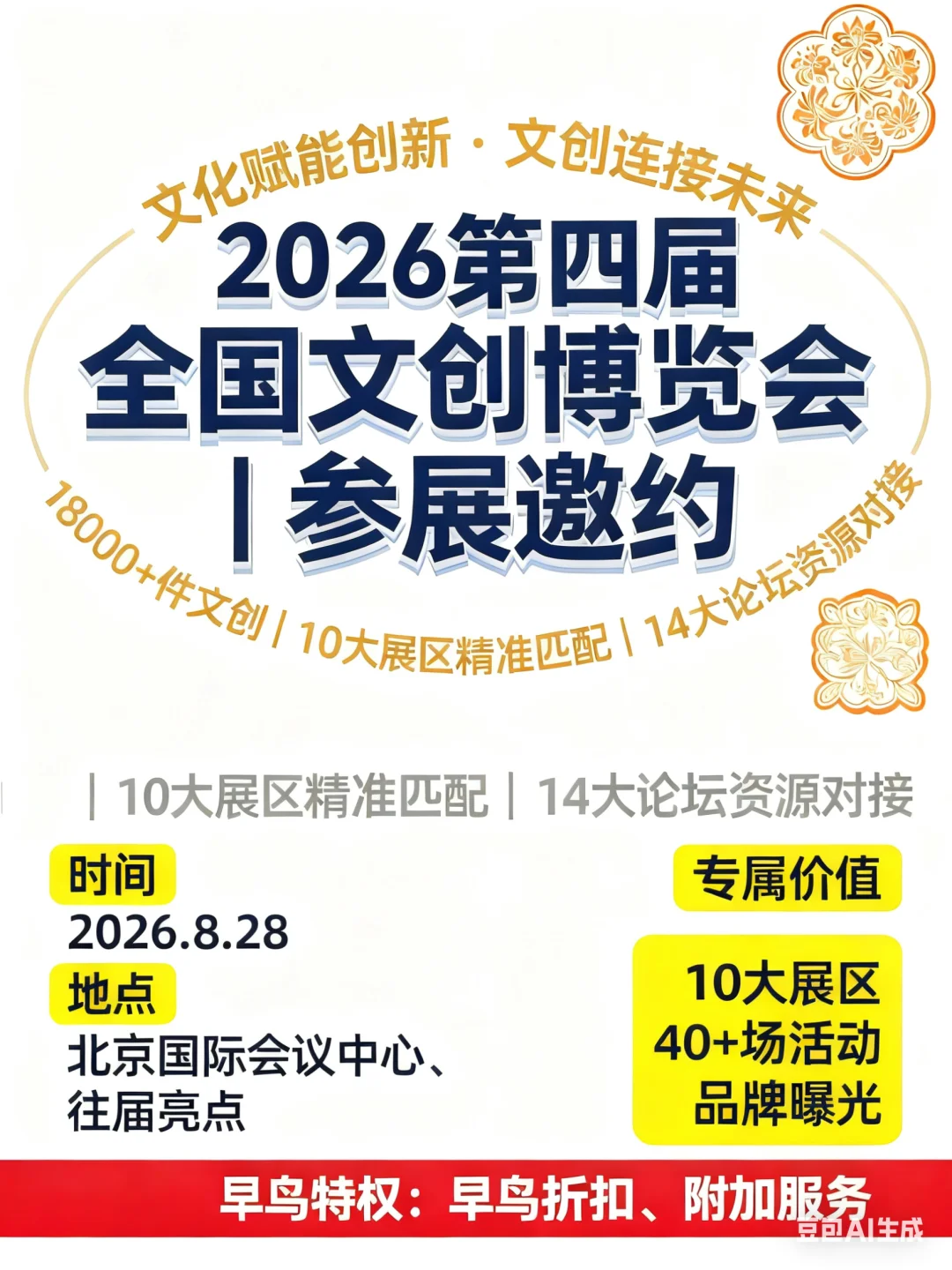 文创博览会早鸟优惠倒计时