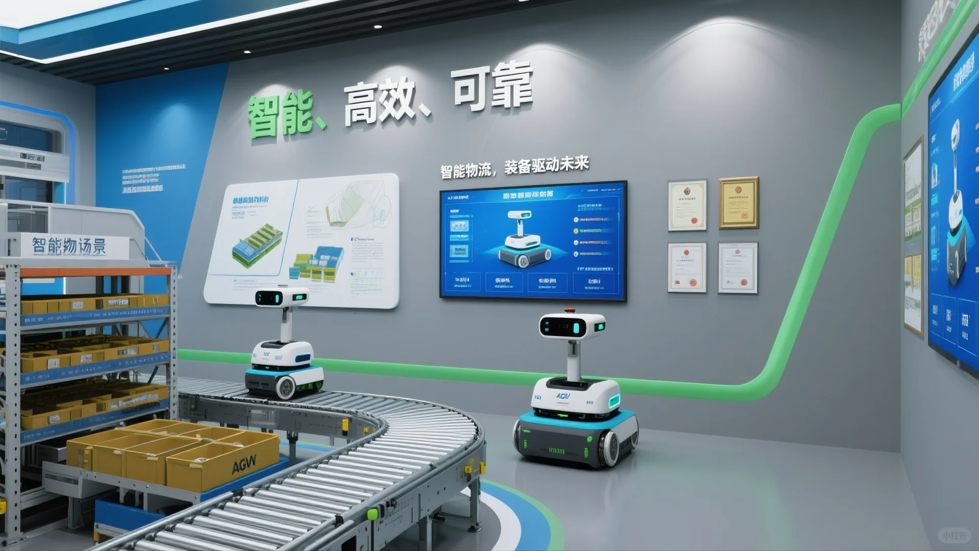展厅设计案例|智能物流仓储设备企业