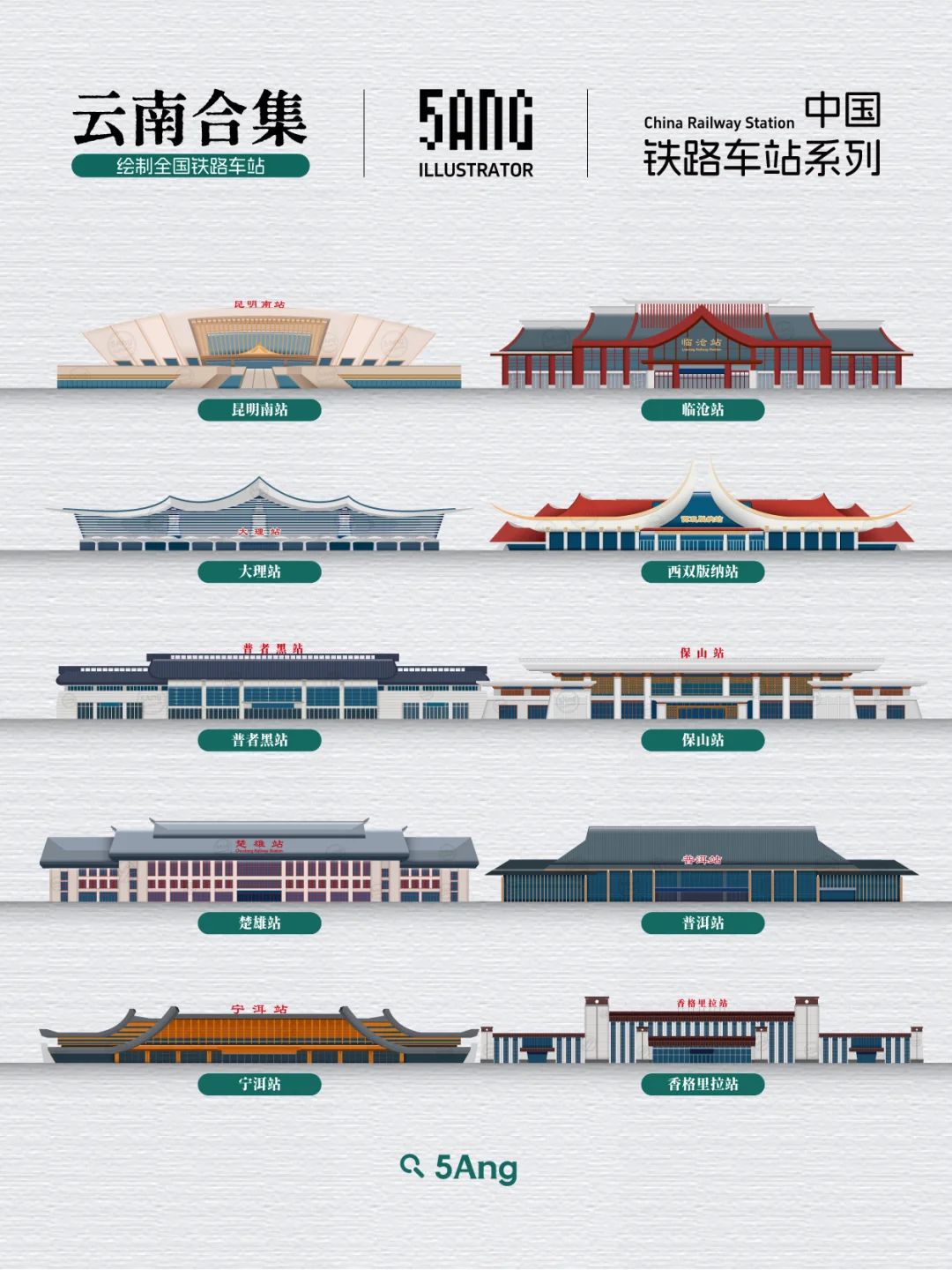 中国铁路车站_云南系列来了