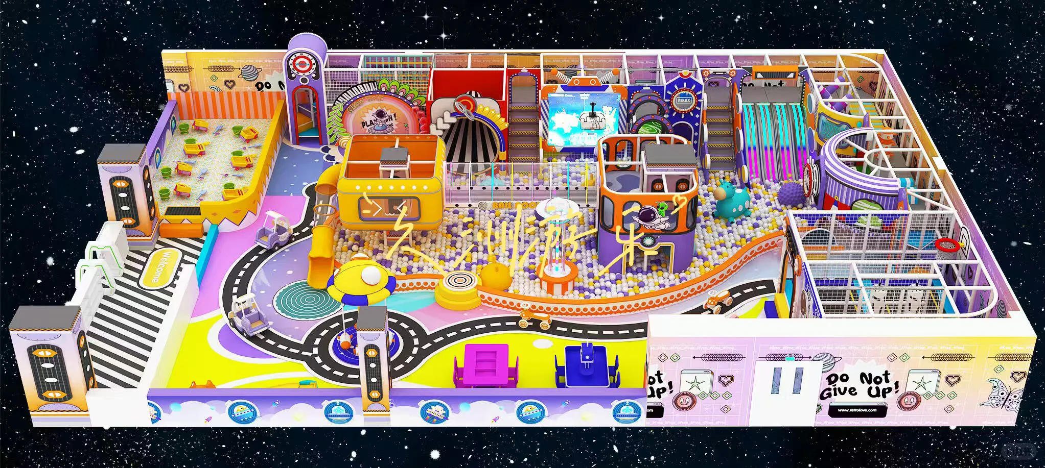 2025年高端儿童乐园定制淘气堡采购