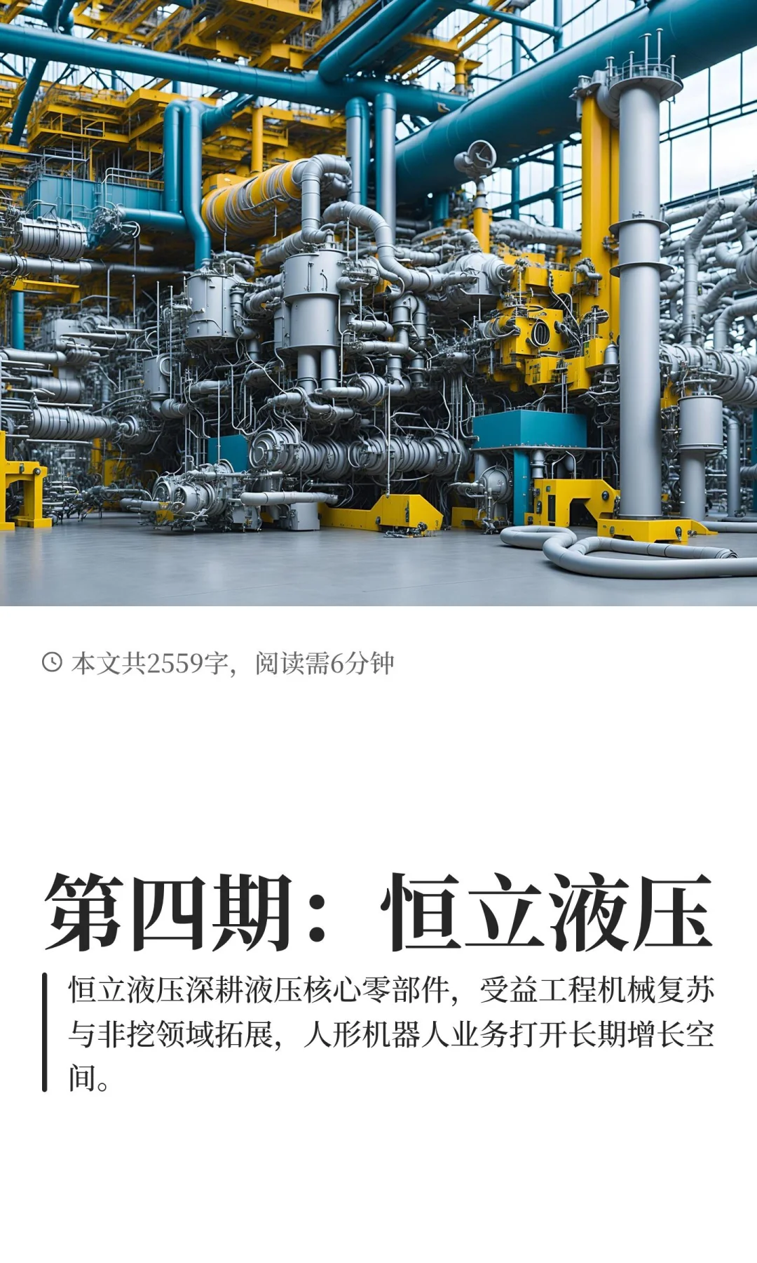 第四期：恒立液压