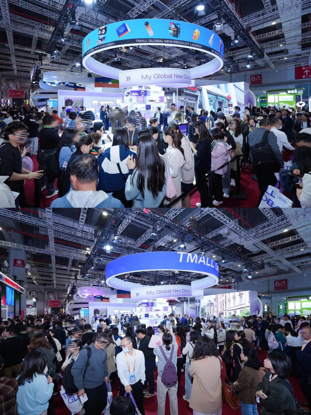 预计本周末有很多人来进博会!!!