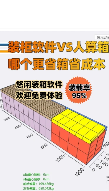 装柜软件VS人工算箱：哪个更省箱、更省钱?