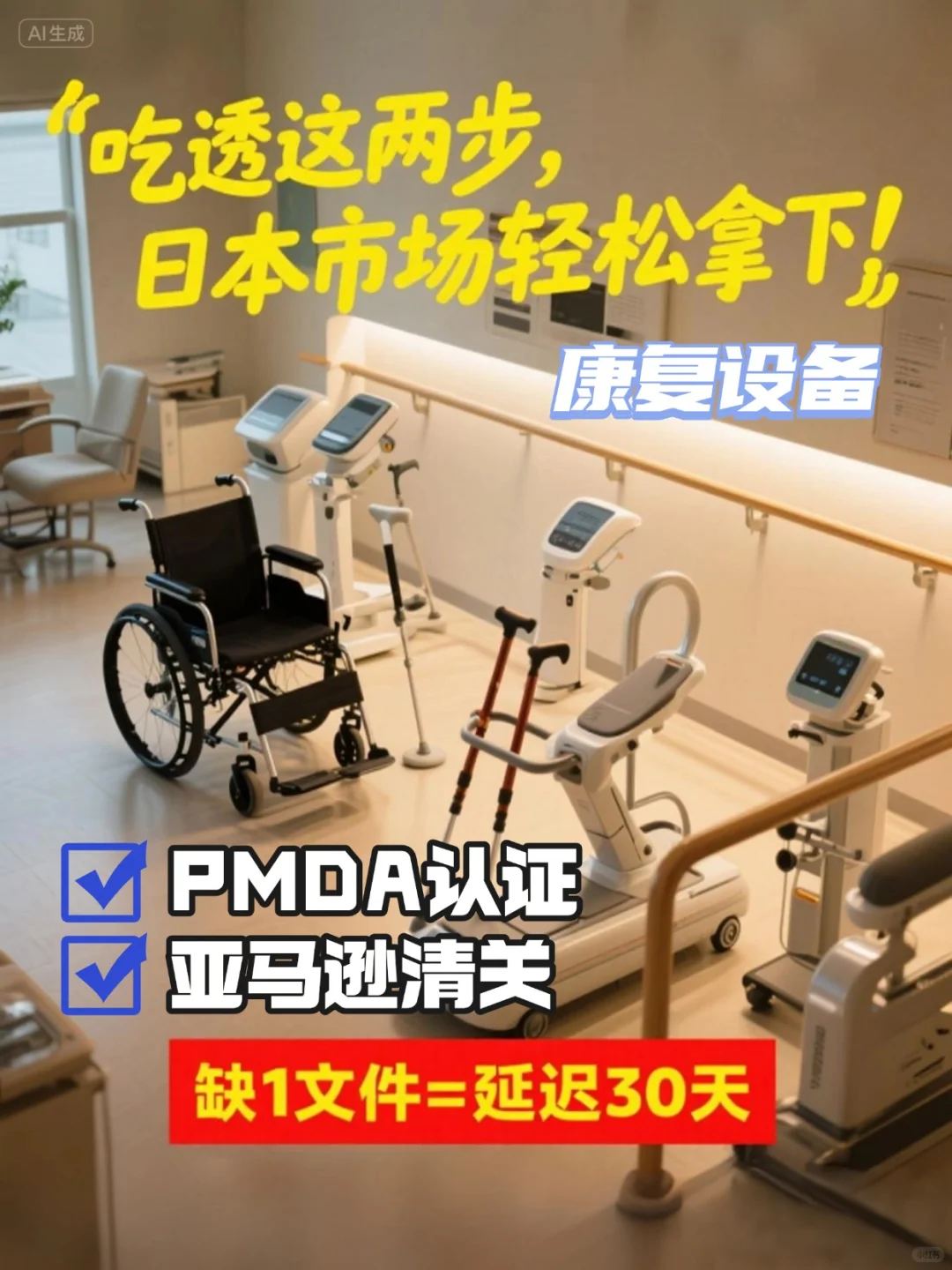 康复设备进日本？PMDA+亚马逊通关全攻略！