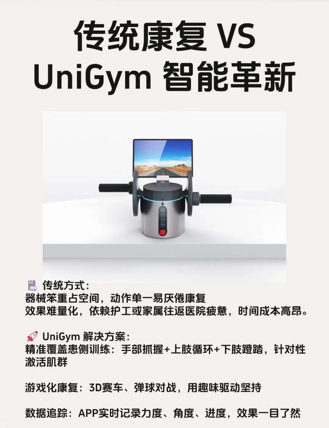 中风偏瘫康复难？UniGym帮您 “重启生活”