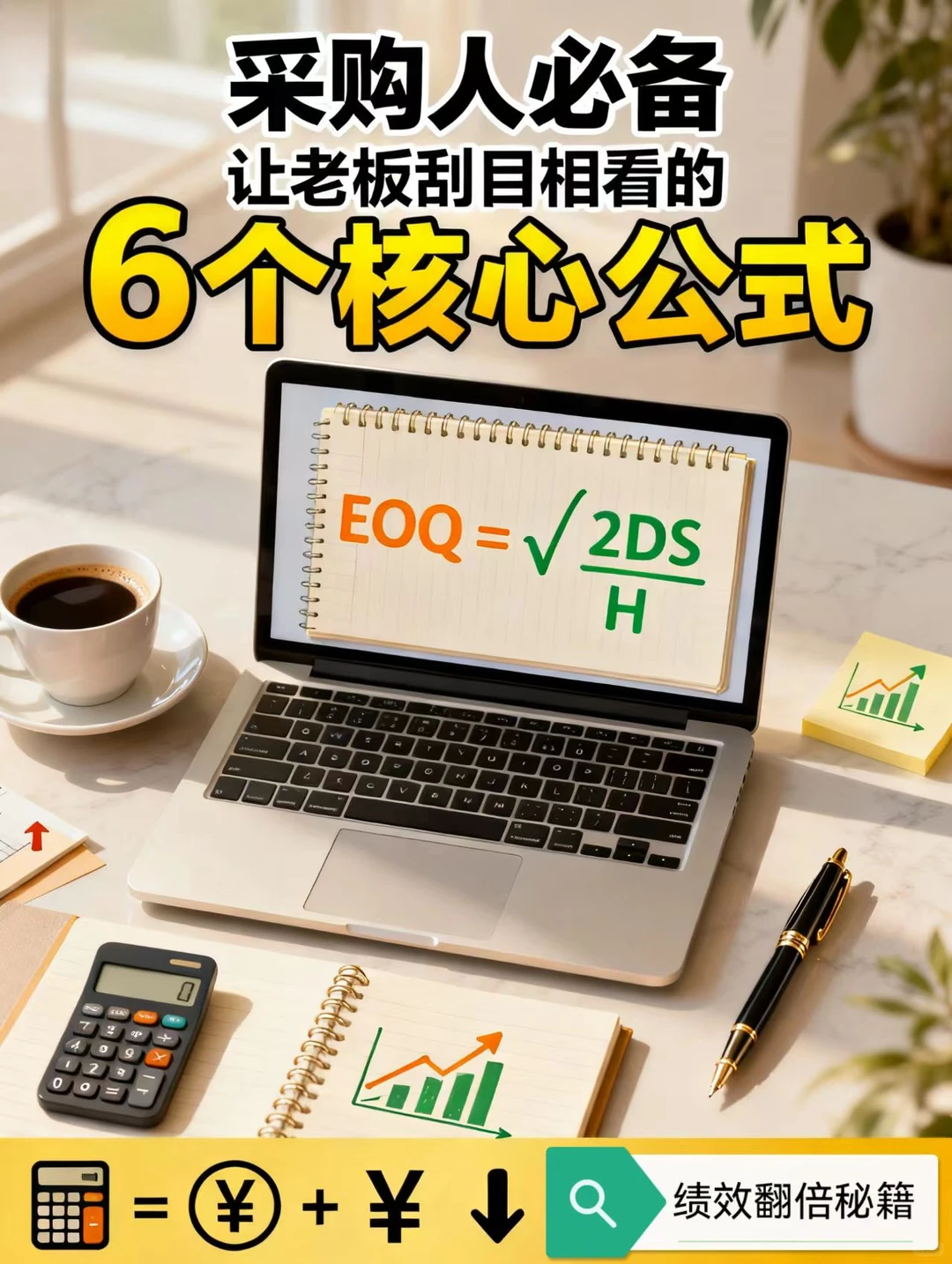 采购人必备！让老板刮目相看的6个采购公式