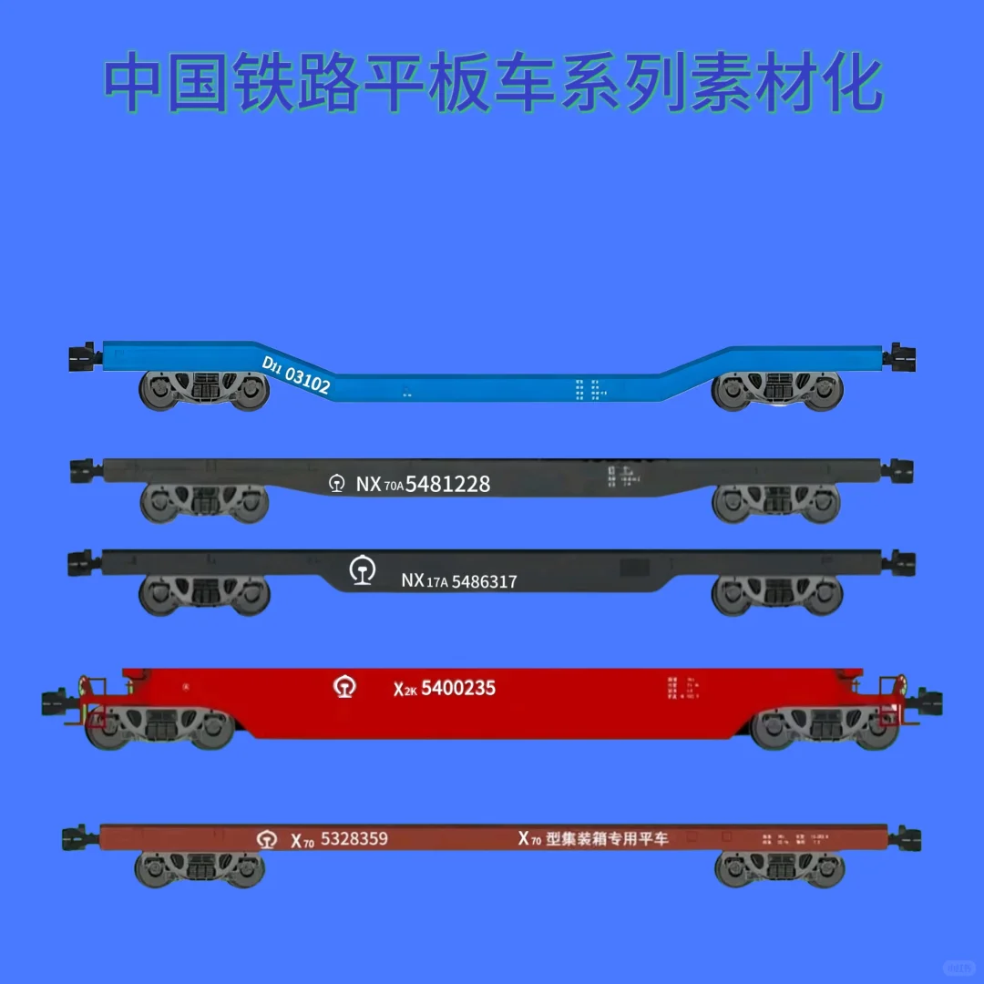 中国铁路平板车
