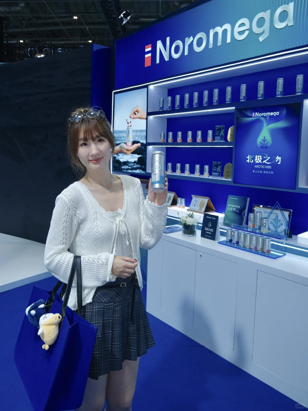 老天奶！在进博会遇到张静初推荐的牌子了！