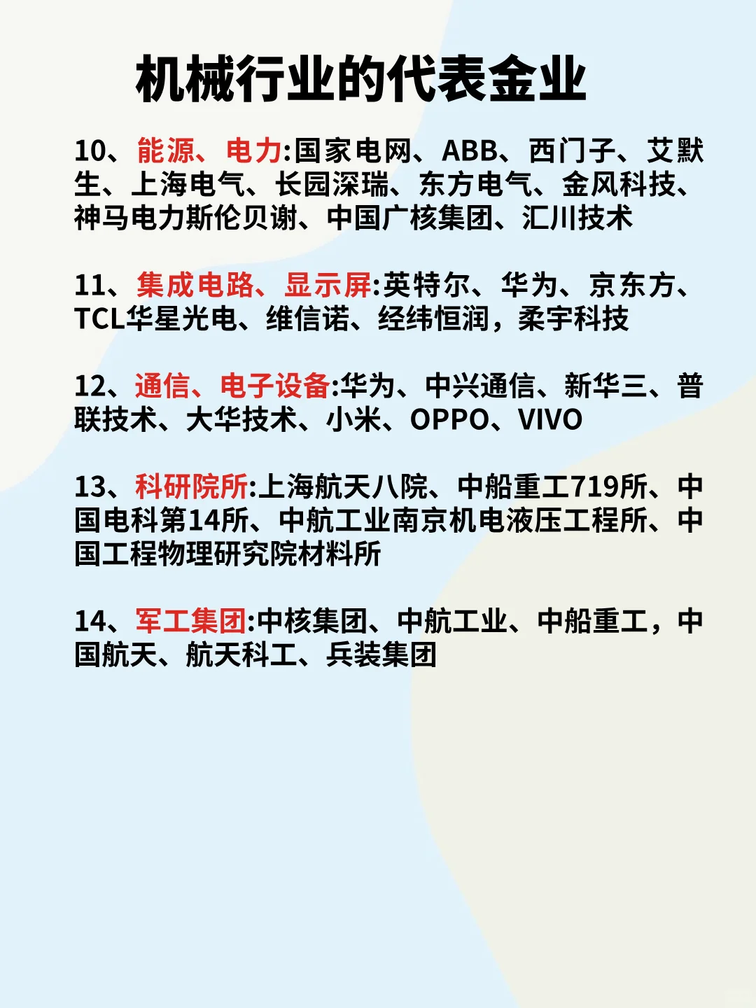 机械专业找工作进！这些企业真的强推❗。