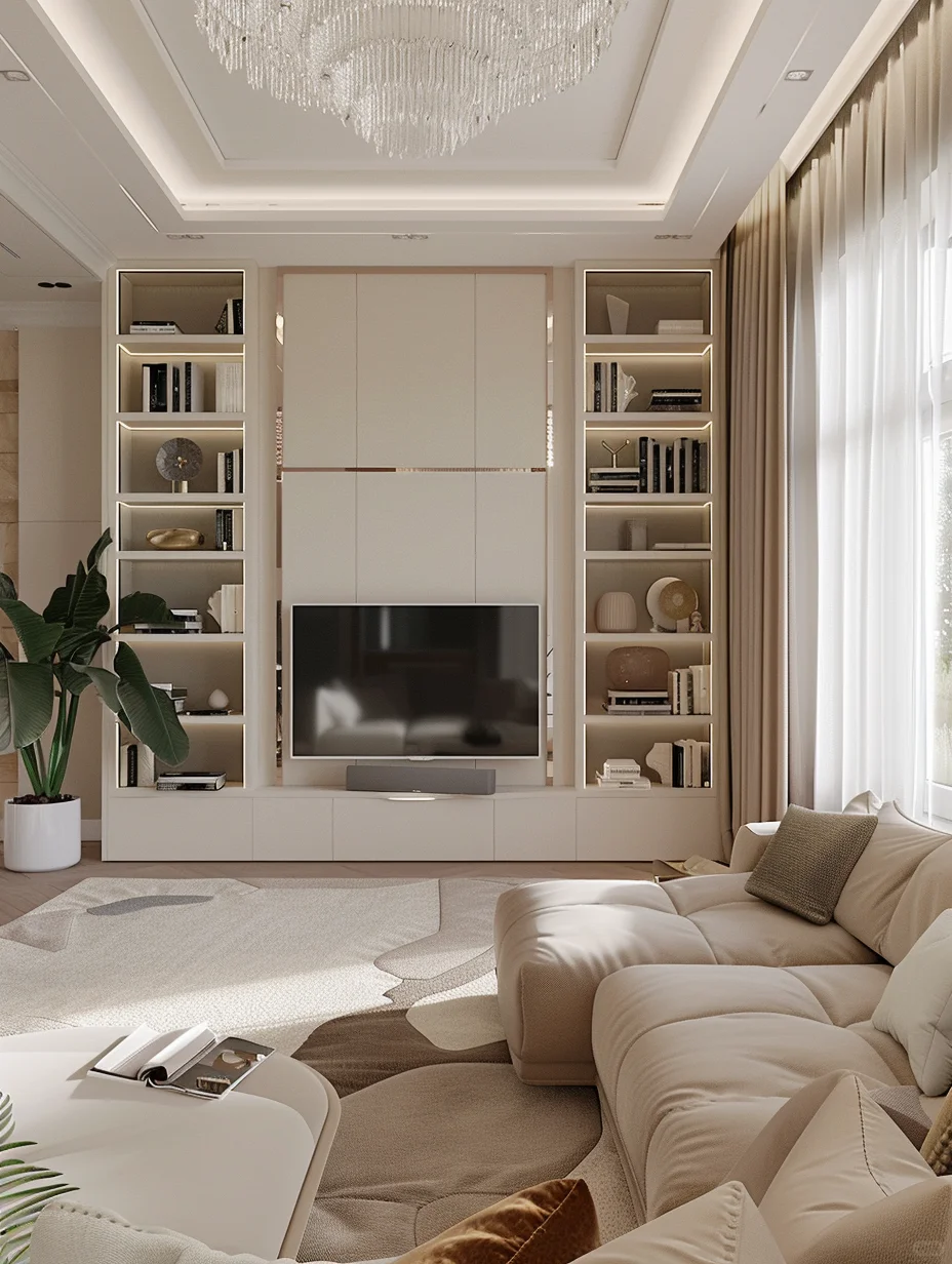 ? 让家焕然一新！奶油风客厅装修小贴士 ?