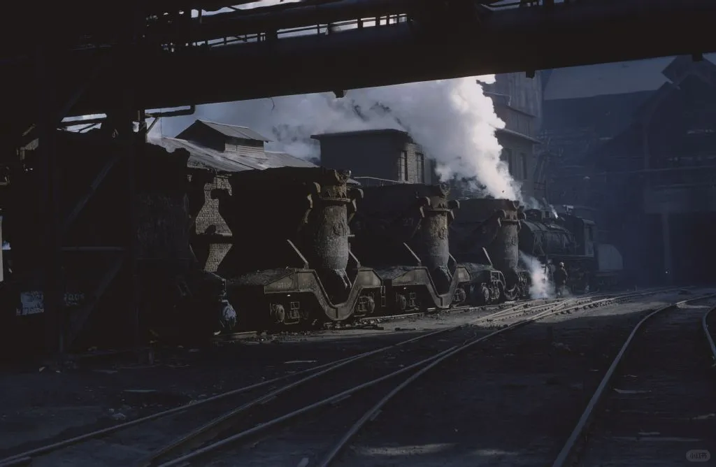 在厂区运行的特种车辆——钢包车