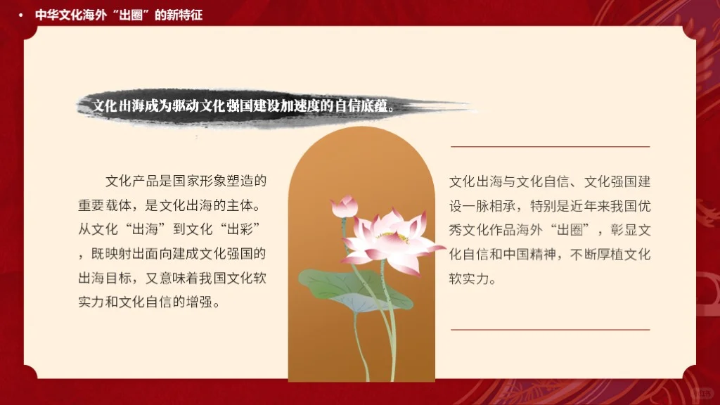 中华文化出海国际传播主题班会ppt课件