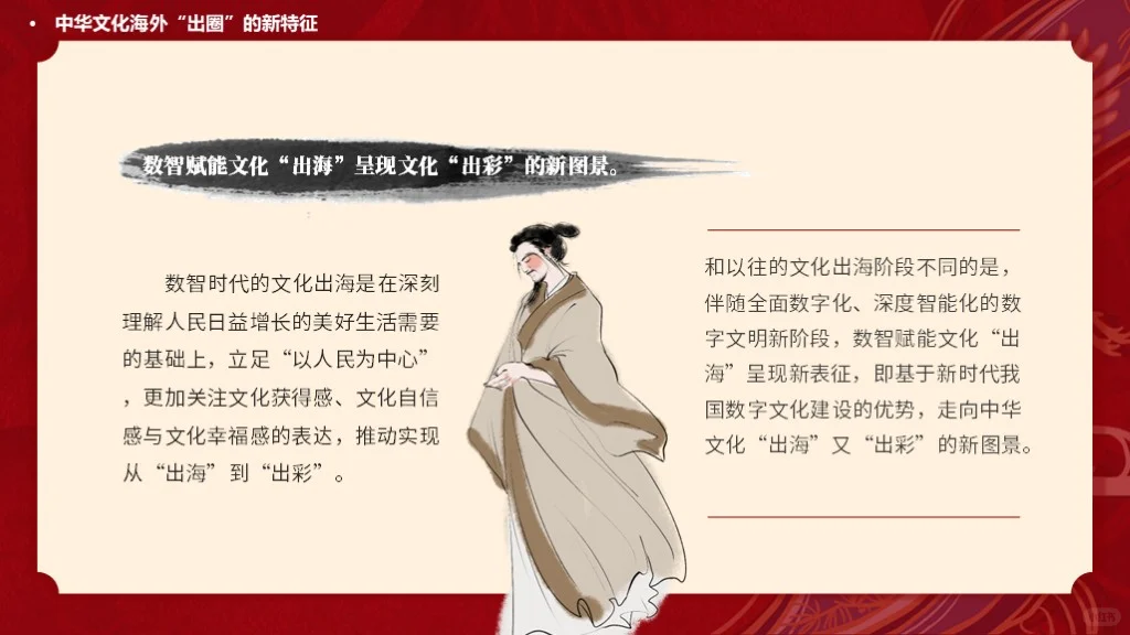 中华文化出海国际传播主题班会ppt课件