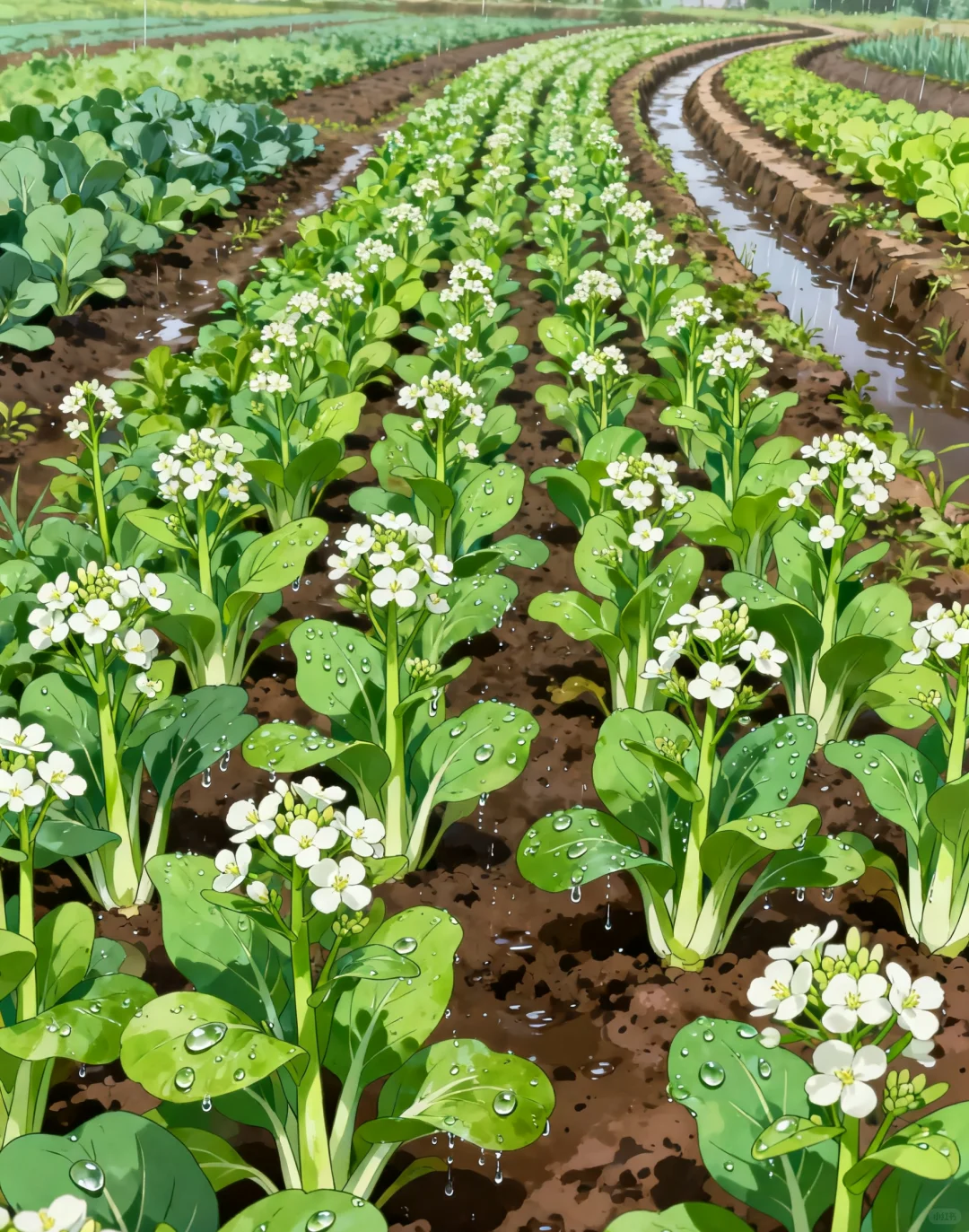 农村的菜园、好治愈啊！