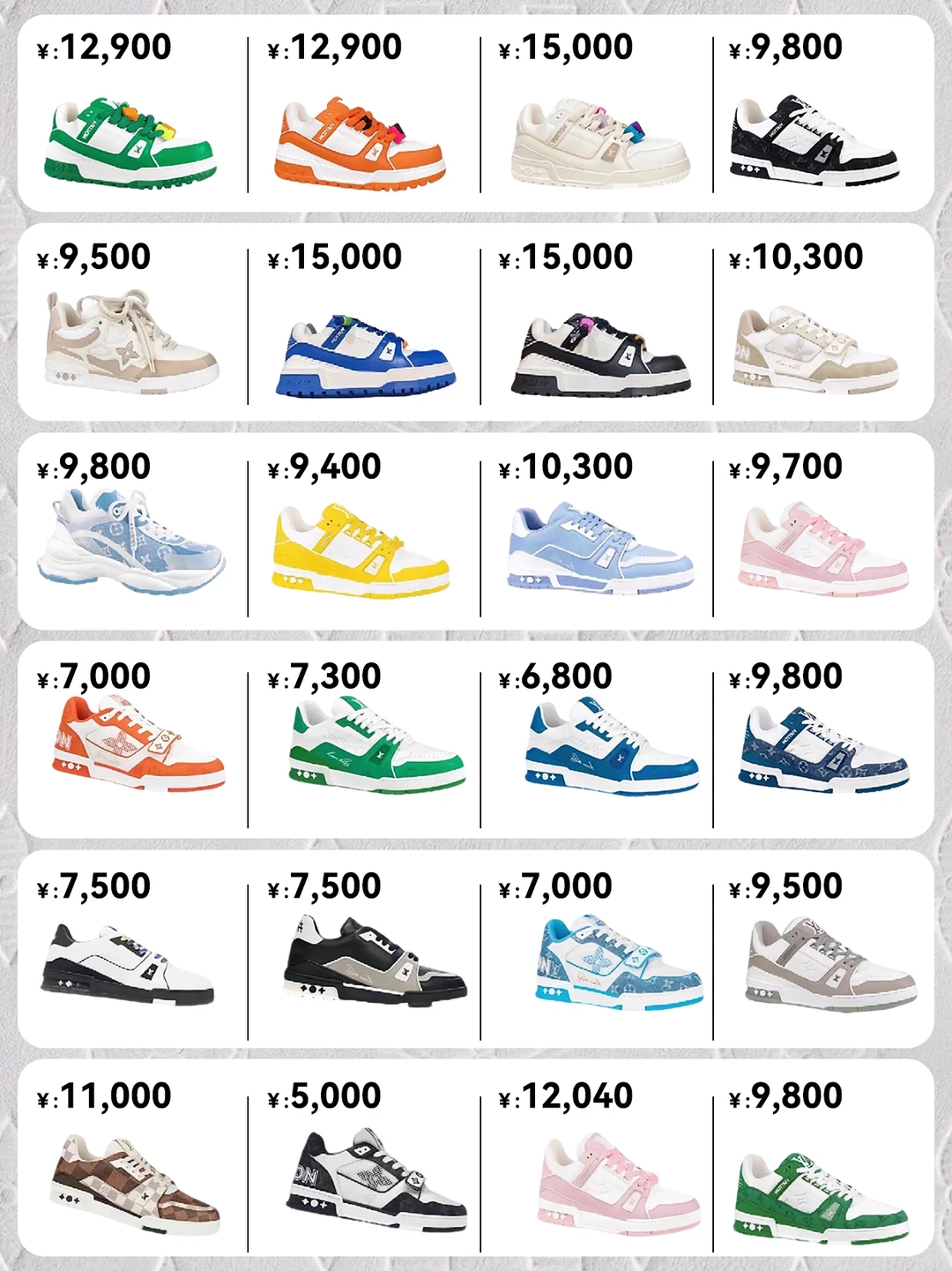 LV 鞋子回收行情暴涨?最新回收价超惊艳