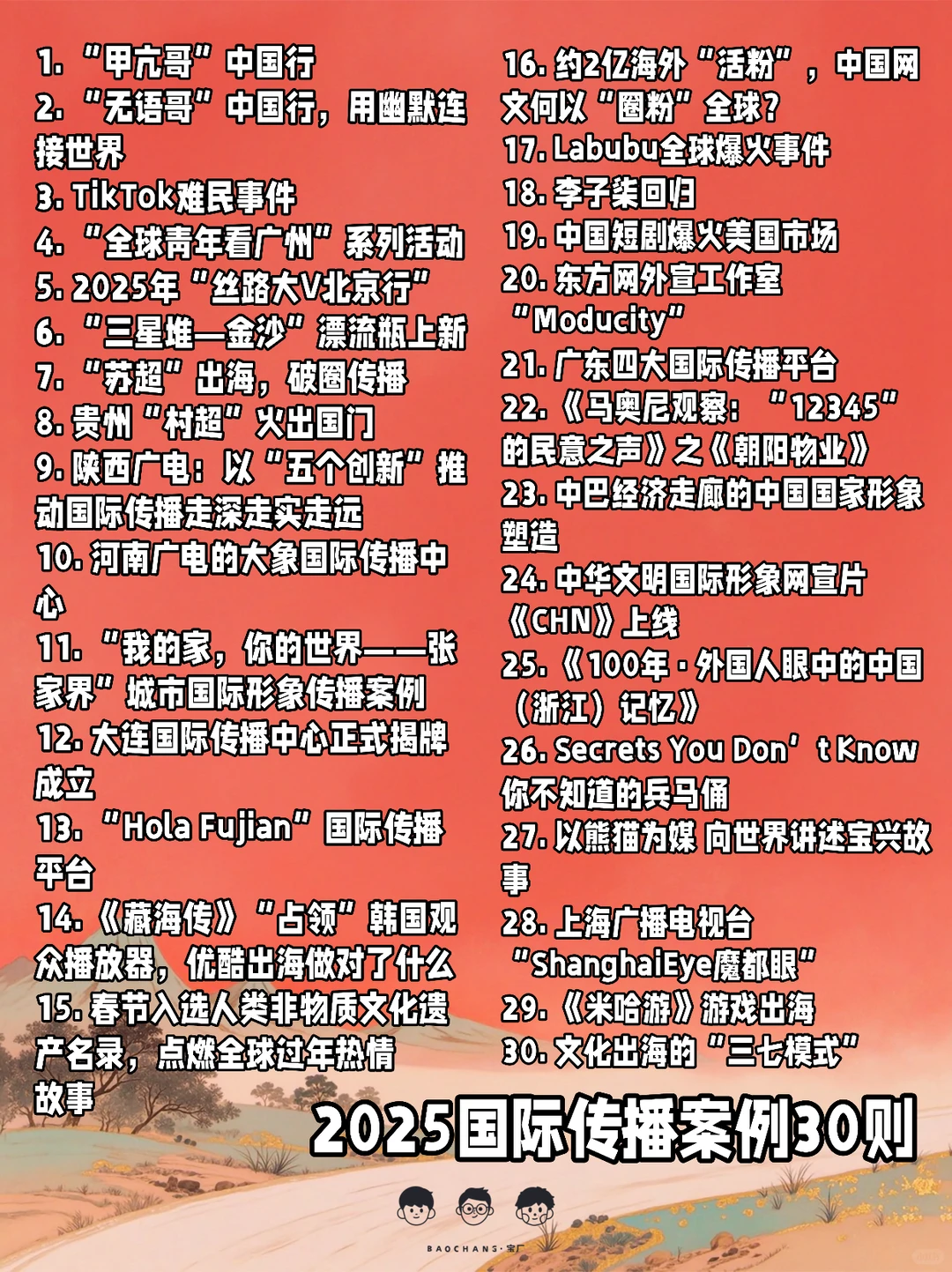 2025国际传播最新案例30则