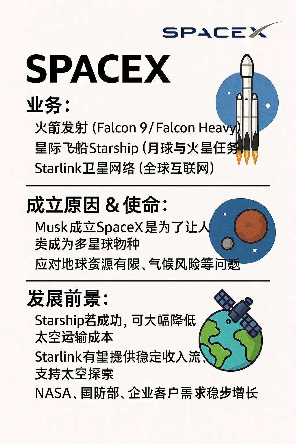 ?总结：马斯克的7大公司?