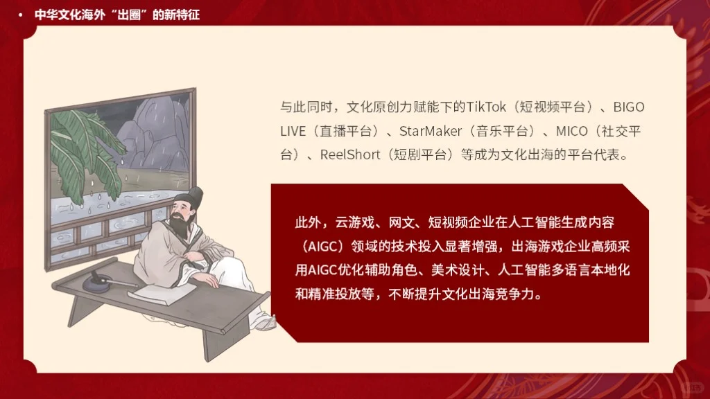 中华文化出海国际传播主题班会ppt课件