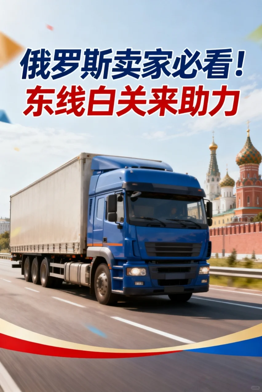 俄罗斯卖家必看‼️东线白关来助力